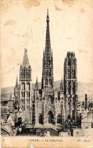Restaurations de la flèche de la cathédrale de Rouen