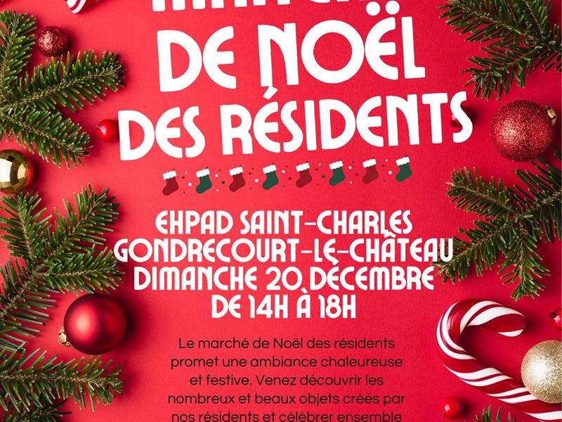 Marché de Noël des résidents