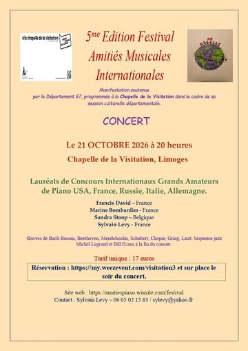 5ème édition du Festival Amitiés Musicales Internationales