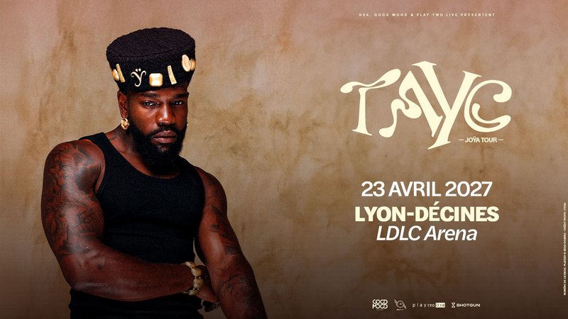 Tayc à la LDLC Arena de Lyon