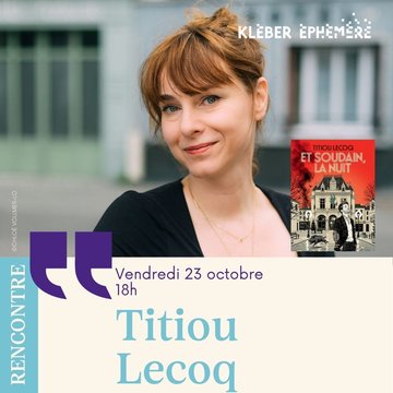 Rencontre avec Titiou Lecoq