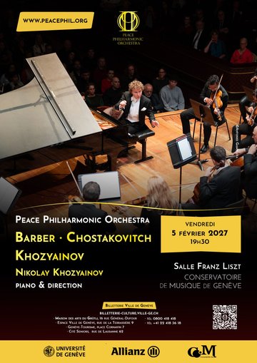 Peace Philharmonic & Nikolay Khozyainov interprètent Barber, Chostakovitch et Khozyainov