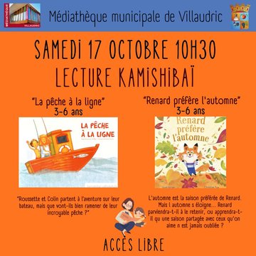 Samedi 17 octobre à 10h30 lecture Kamishibaï