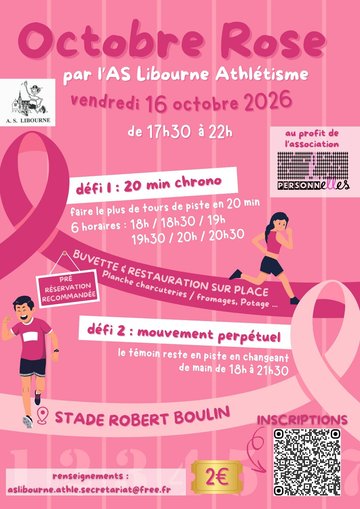 Octobre Rose par l'A.S. Libourne