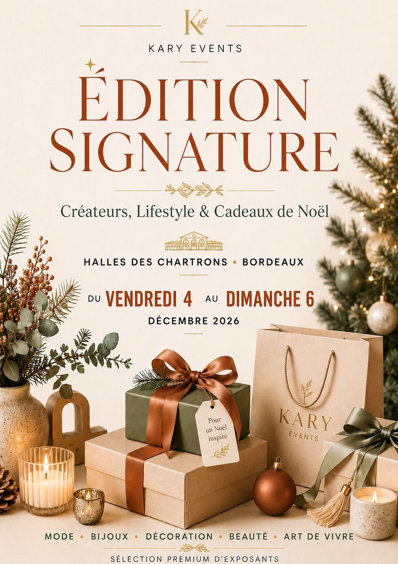 Seconde Main Premium – Édition Signature
4-6 déc. — Halles des Chartrons
