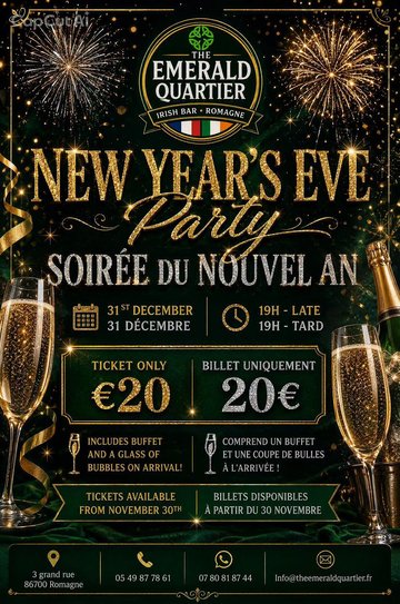 New Year's Eve Party - Soirée du Nouvel An