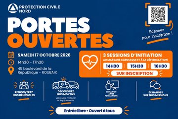 Portes ouvertes de la Protection Civile du Nord – Roubaix