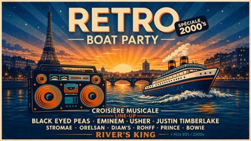 RETRO BOAT PARTY -Année 2000