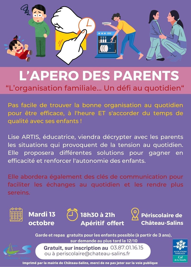 L'organisation familiale: un défi du quotidien !