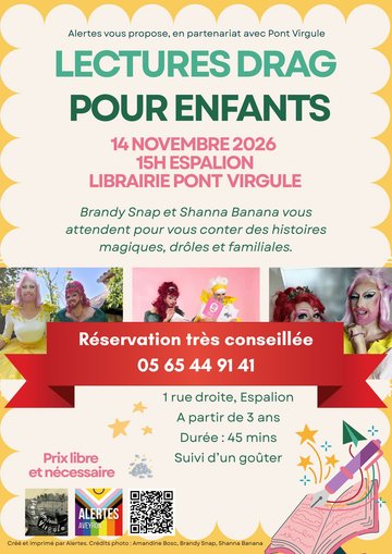 Lectures drag pour petits et grands