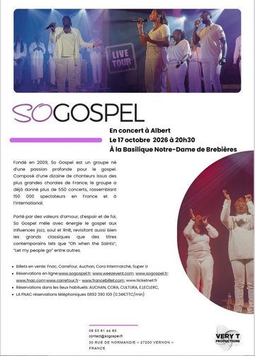 Concert gospel Basilique Albert