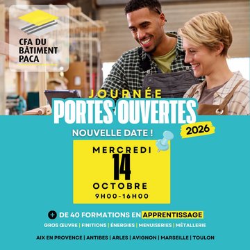 Portes Ouvertes CFA du bâtiment