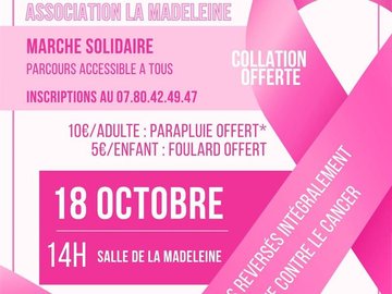 Octobre rose - Marche solidaire - Écrouves