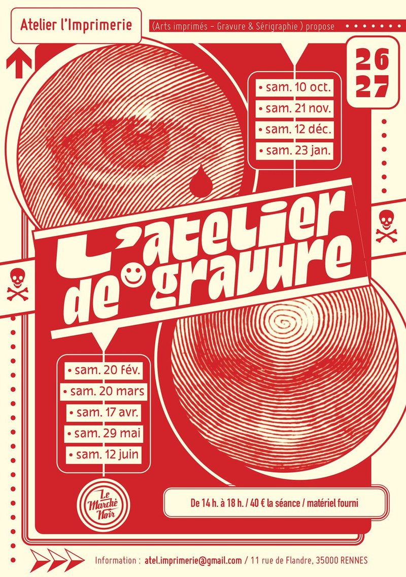 l'atelier de gravure