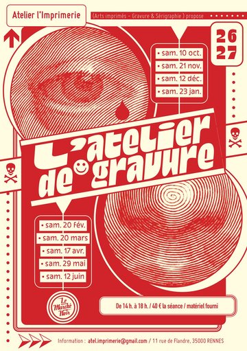 l'atelier de gravure