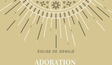 Adoration du Saint Sacrement à l'église de Genillé