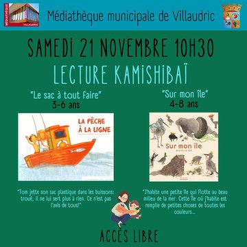 Samedi 21 novembre à 10h30 lecture Kamishibaï