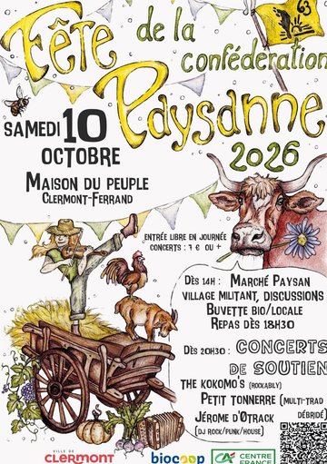Petit Tonnerre - Concerts de soutien à la Confédération Paysanne