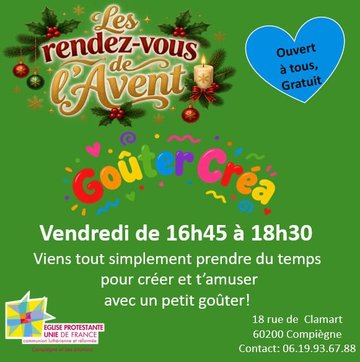 Les Rendez-vous de l'Avent- Goûter Créa. Décoration de table en tissu