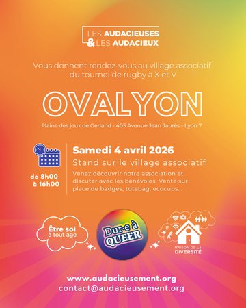 [Lyon] Rendez-vous sur le village associatif d'Ovalyon 2026