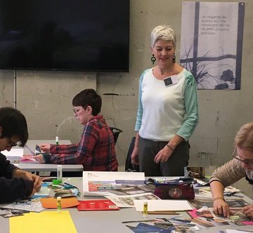 « L’Art de transformer l’existant », Atelier collage et imagination