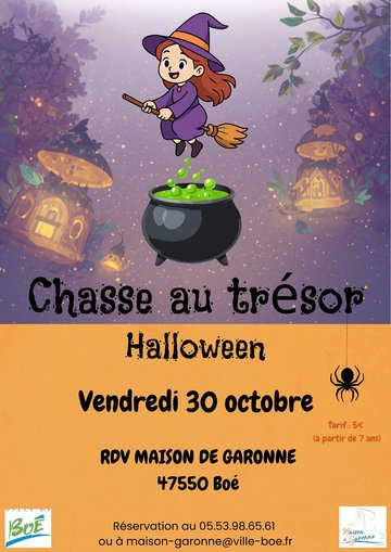 Chasse au trésor d’Halloween - jeune public