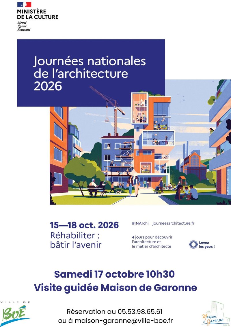 Journées Nationales de l’Architecture - Visite guidée de la Maison de Garonne