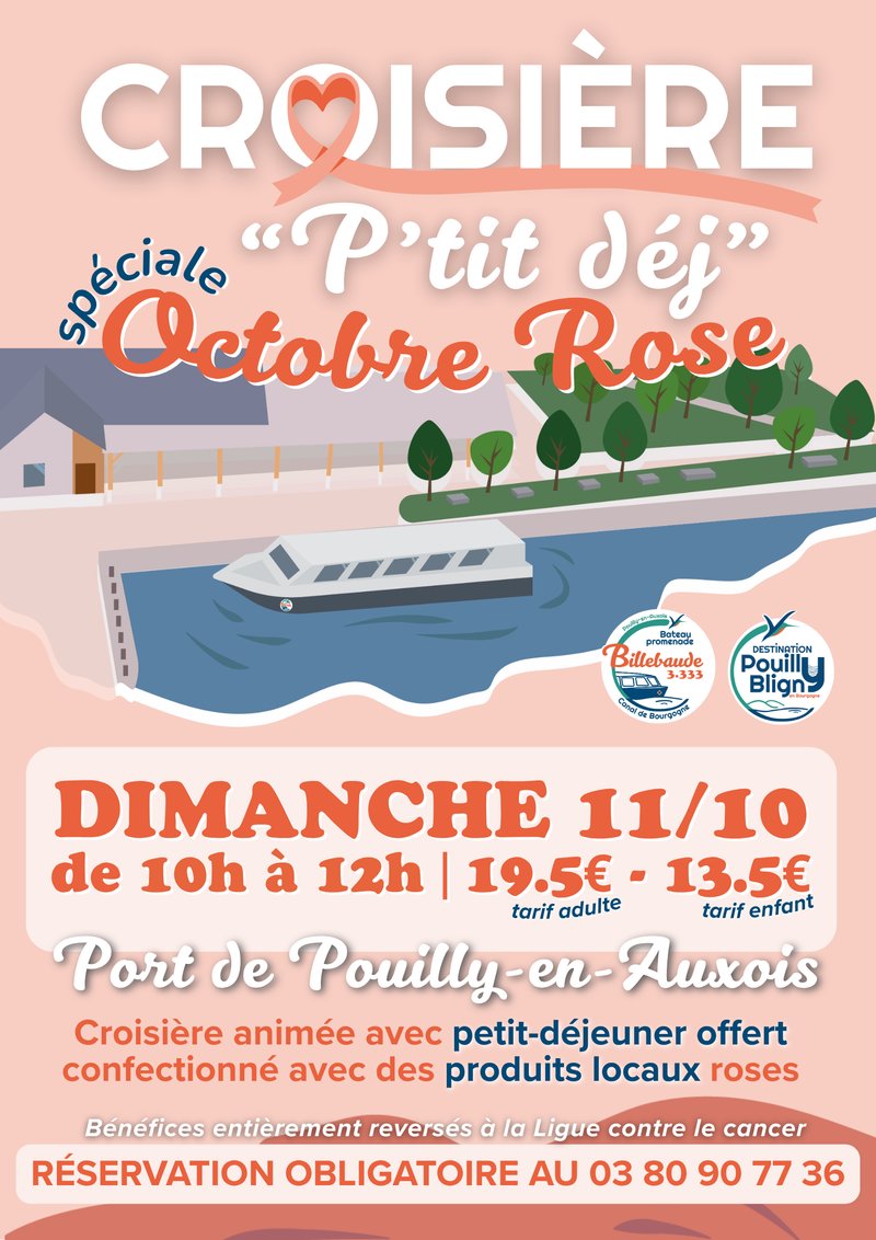 Croisière Petit-Déjeuner spéciale Octobre Rose