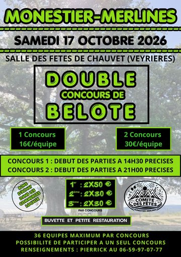 Double concours de belote