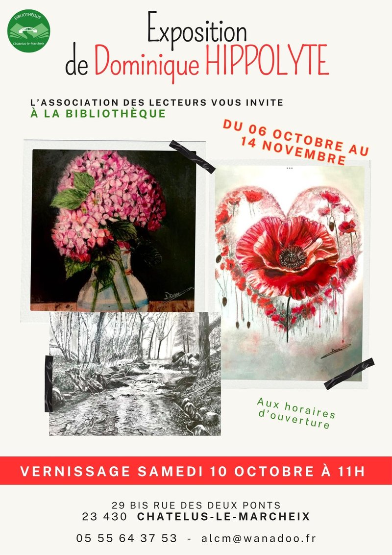 Exposition de Peintures HIPPOLYTE Dominique