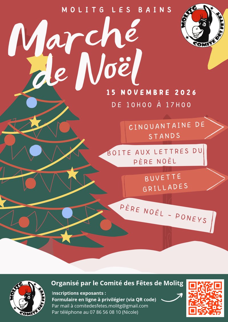 MARCHÉ DE NOËL DE MOLITG-LES-BAINS