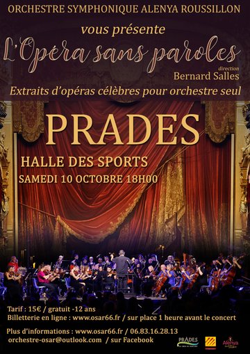 ORCHESTRE SYMPHONIQUE ALENYA ROUSSILLON: OPÉRA SANS PAROLES