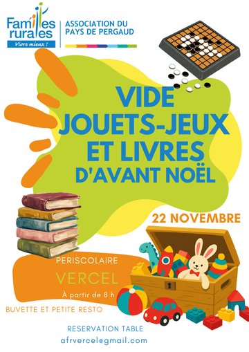 VIDE JEUX- JOUET - LIVRES