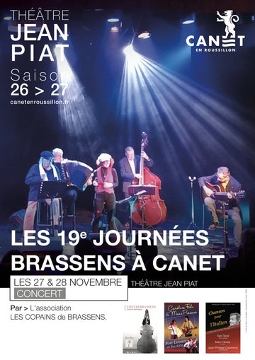 LES 19È JOURNÉES BRASSENS À CANET