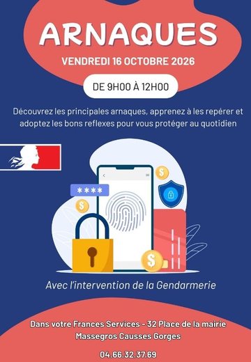 LES JOURNÉES SPECIALES FRANCE SERVICES : ARNAQUES