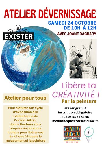Atelier dévernissage – Libère ta créativité par la peinture
