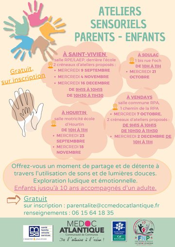 Ateliers sensoriels Parents-Enfants