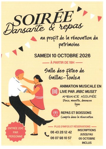 Soirée dansante et repas