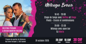 Milonga Brava avec Delfina Pissani & Diego Martín Valero