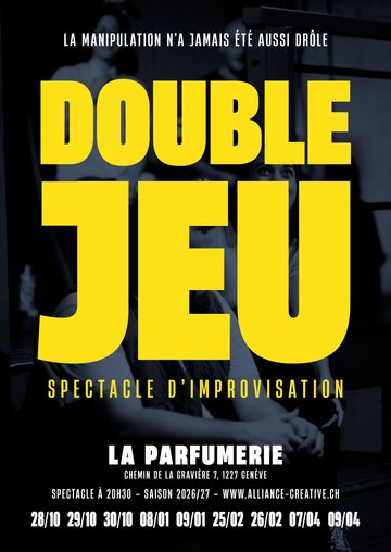 DOUBLE JEU – spectacle d'improvisation