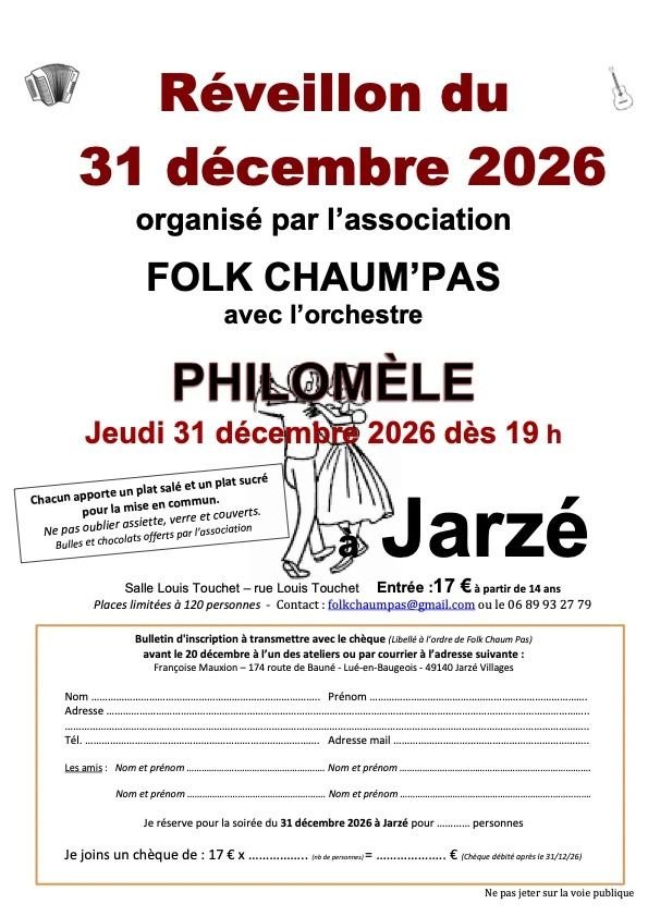 Réveillon du 31 décembre 2026