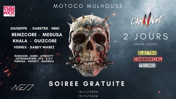 SOIREE GRATUIT-REMZCORE +MEDUSA + DARKTEK +GUIZCORE +VERNEX