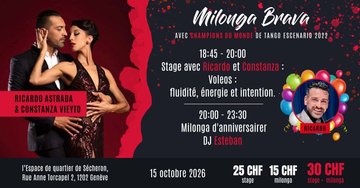 Milonga Brava avec Ricardo Astrada & Constanza Vieyto
