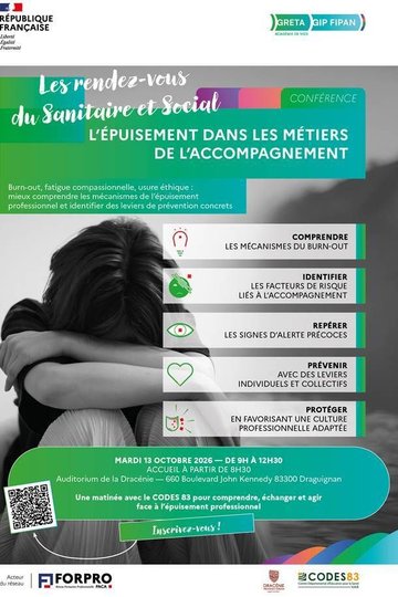 Conférence - L’épuisement dans les métiers de l’accompagnement