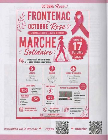 Octobre rose à Frontenac