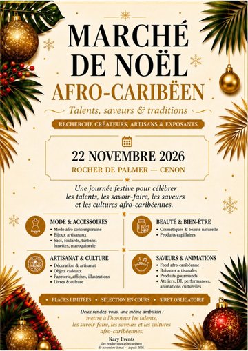 Marché de Noël Afro-Caribéen — Talents, Saveurs & Traditions