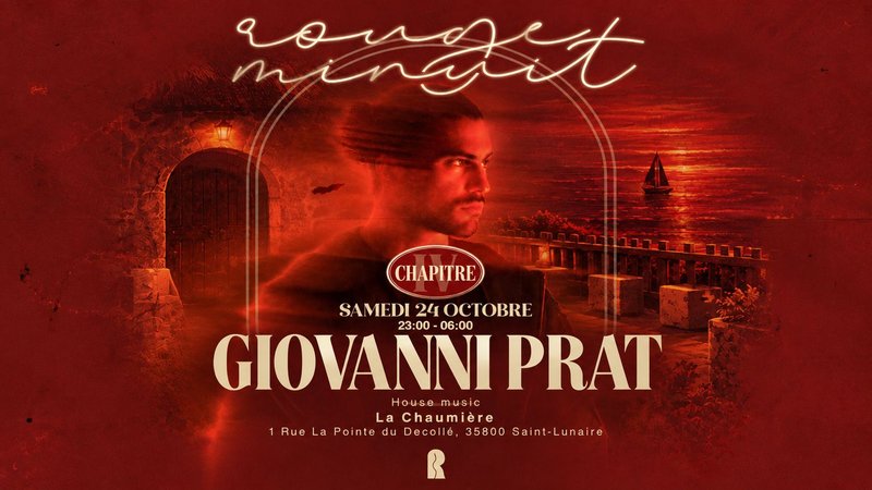 GIOVANI PRAT X ROUGE MINUIT