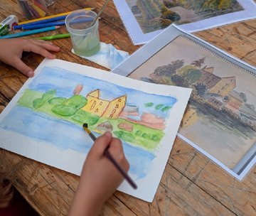 Atelier ARCHIPAT 6/12 ans "SAISON : PAYSAGES" : Nature morte