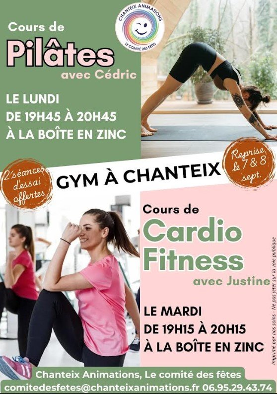 Cour de pilates à Chanteix