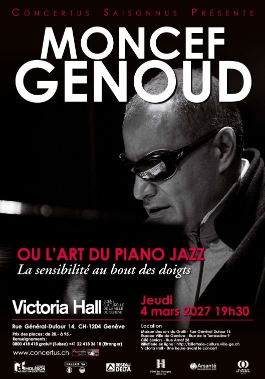 Moncef Genoud, piano solo – La sensibilité au bout des doigts, l’art du piano jazz